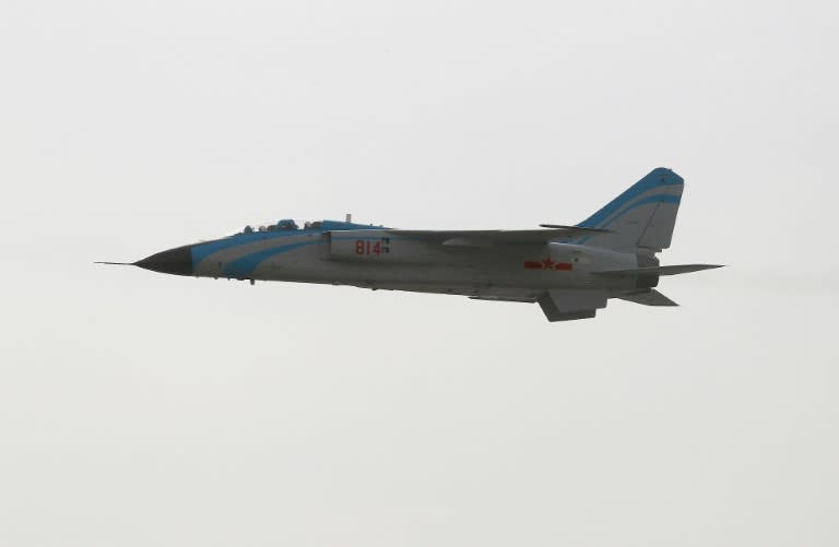 The Chinese defence ministry has mobilised an unspecified number of bombers and fighters to patrol in the East China Sea air defence identification zone (ADIZ)