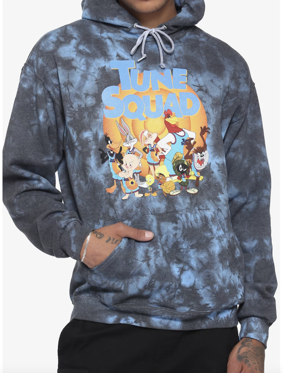 'Space Jam: A New Legacy' Tune Squad Blue Tie-Dye Hoodie