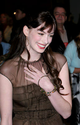 Anne Hathaway at the LA premiere of 20th Century Fox's Walk the Line