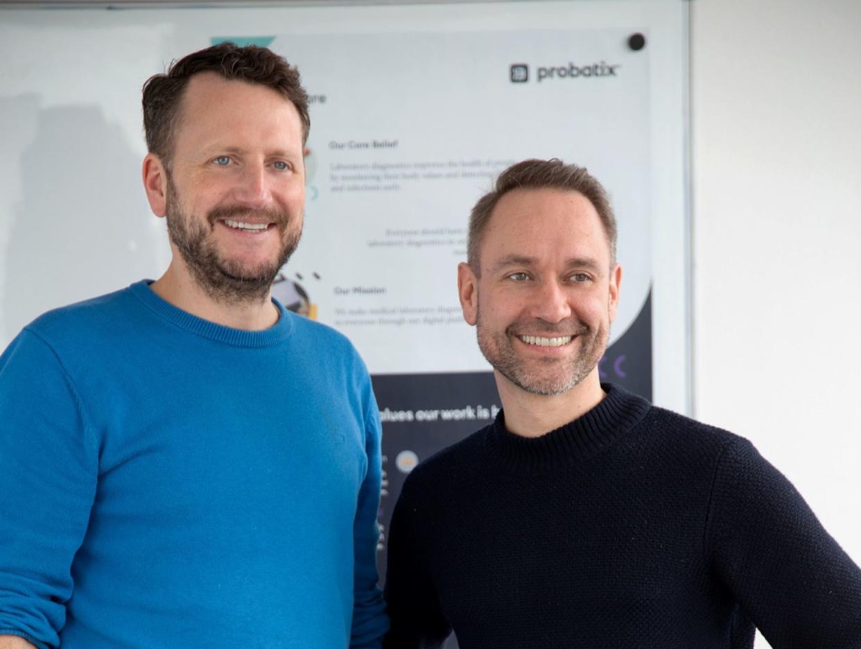 Wollen mit ihrem Startup den Gesundheitssektor digitalisieren: Daniel Werner (l.) und Philipp Noack. - Copyright: Probatix