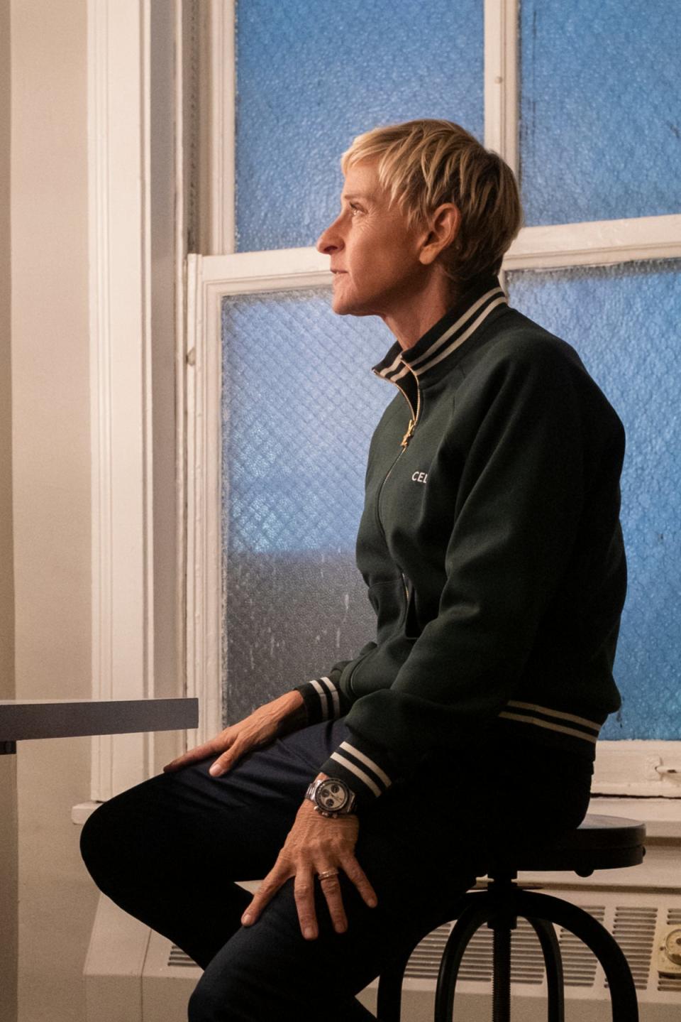 Wistful thinking: DeGeneres prepares to take the stage in ‘For Your Approval’ (Netflix)