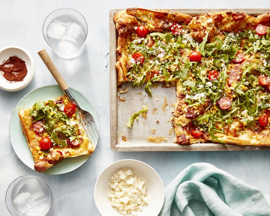 Giant Bacon-Green Chile Dutch Baby