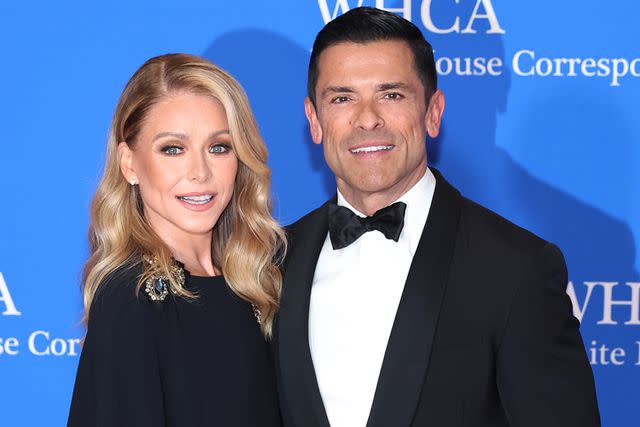 <p>Paul Morigi/Getty</p> Kelly Ripa and Marc Consuelos attend the 2023 White House Correspondents' Association Dinner on April 29, 2023