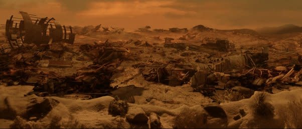 Planet Earth as portrayed in Alien: Resurrection (1997).