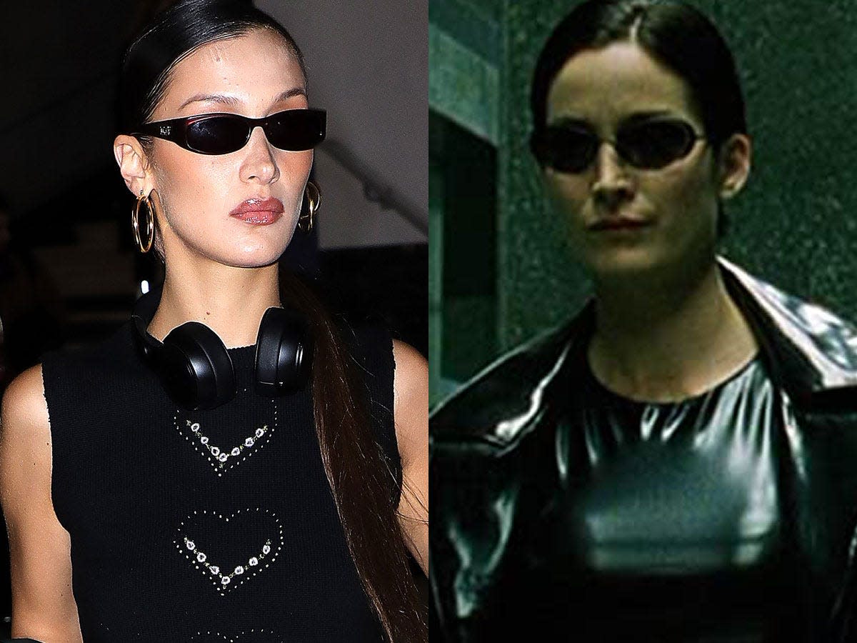 bella hadid matrix