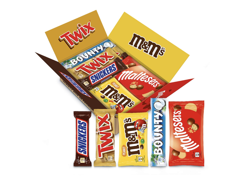 Snickers, Twix, M&M's, Bounty & Maltesers Box, 28 Riegel