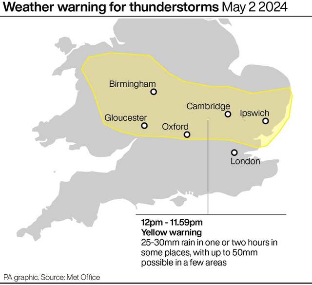 WEATHER Thunderstorms