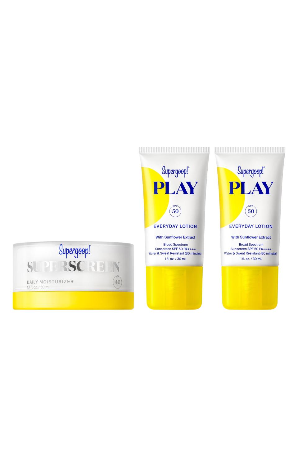 37) Superscreen Daily Moisturizer SPF 40 Sunscreen Set ($58 Value)