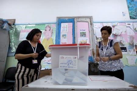 Tunisian presidential election in Tunis