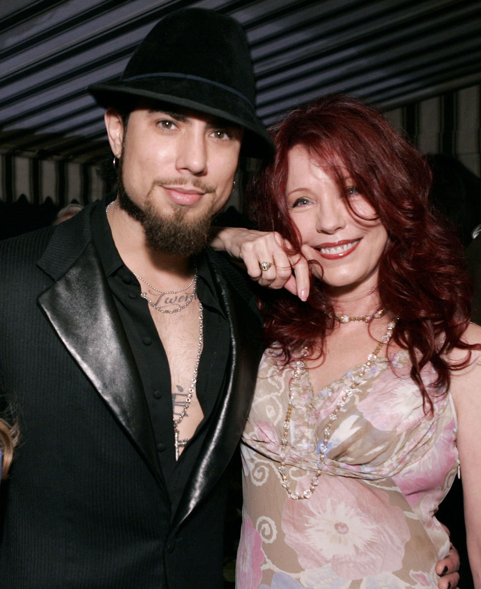 Dave Navarro and Pamela Des Barres in 2005. (Chris Weeks/WireImage)