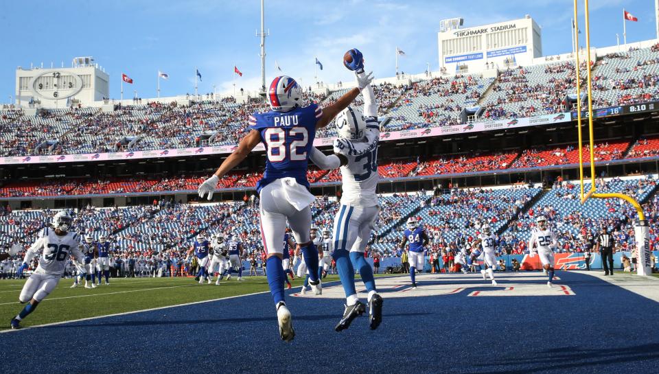 The Bills cut six players Monday including wide receiver Neil Pau'u.