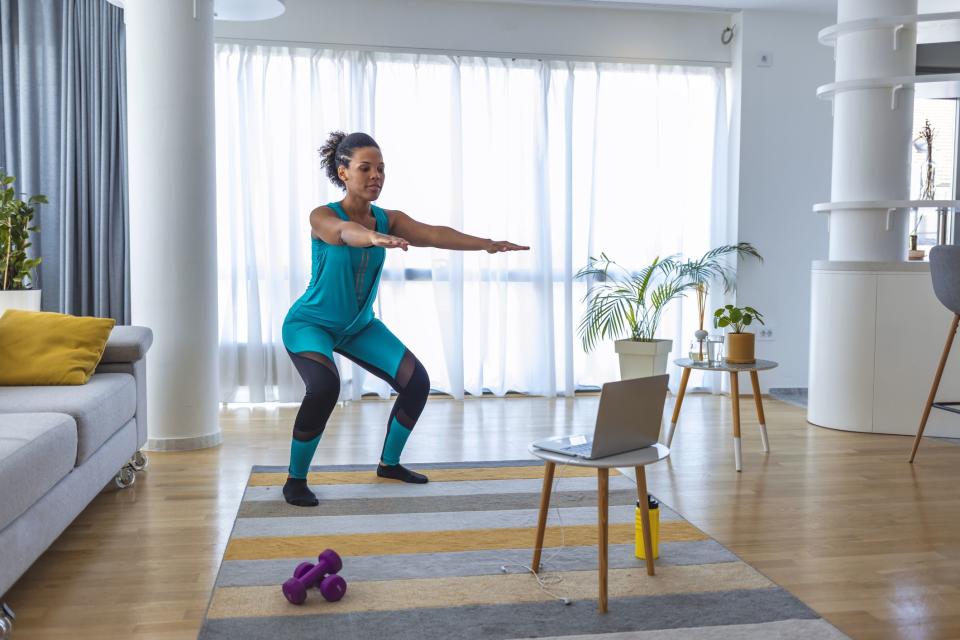 <p>The inner thighs, also known as the adductors, are often underworked when it comes to a typical <a href="https://www.goodhousekeeping.com/health/fitness/a39135567/best-cardio-workouts/" rel="nofollow noopener" target="_blank" data-ylk="slk:gym routine;elm:context_link;itc:0;sec:content-canvas" class="link ">gym routine</a>. But your adductors play a vital role in helping you move safely and <a href="https://www.goodhousekeeping.com/health/fitness/g33433549/best-lower-ab-workouts/" rel="nofollow noopener" target="_blank" data-ylk="slk:stabilize your core;elm:context_link;itc:0;sec:content-canvas" class="link ">stabilize your core</a>, hips, knees and more. Strengthening the inner thighs can alleviate muscle imbalances, prevent injury and create toned lean legs.</p><p>Fitness experts in the <a href="https://www.goodhousekeeping.com/institute/about-the-institute/a19748212/good-housekeeping-institute-product-reviews/" rel="nofollow noopener" target="_blank" data-ylk="slk:Good Housekeeping Institute;elm:context_link;itc:0;sec:content-canvas" class="link ">Good Housekeeping Institute</a> Wellness Lab teamed up with Melissa Wood-Tepperberg, creator of <a href="https://melissawoodhealth.com/" rel="nofollow noopener" target="_blank" data-ylk="slk:The MWH Method;elm:context_link;itc:0;sec:content-canvas" class="link ">The MWH Method</a>, and Karena Dawn and Katrina Scott, personal trainers and co-founders of <a href="https://www.toneitup.com/" rel="nofollow noopener" target="_blank" data-ylk="slk:Tone It Up;elm:context_link;itc:0;sec:content-canvas" class="link ">Tone It Up</a>, to create the ultimate inner thigh at-home routine to strengthen and tone the body. Not only do these exercises challenge the adductors, but they also require the engagement of other major muscle groups like your core and glutes. You'll notice that many of these exercises work in lateral movements or side-to-side, which can help balance the forward and backward motions most of us commonly do for the majority of the day. </p><p>Sprinkle in these inner thigh exercises at home throughout your fitness routine or end your workout with a quick inner thigh circuit. </p><h4 class="body-h4"><strong>10-minute inner thigh workout plan</strong><strong>:</strong></h4><ol><li><strong>Choose three moves below.</strong></li><li><strong>Perform each exercise for 45 seconds. </strong></li><li><strong>Once you complete all three moves, rest for one minute. </strong></li><li><strong>Repeat the circuit two more times for a total of three times.</strong> </li></ol>