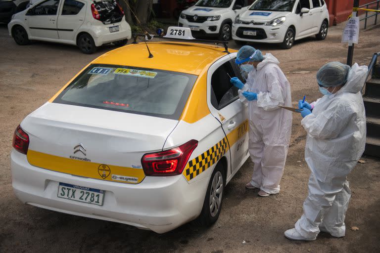 Testeos de coronavirus en Montevideo