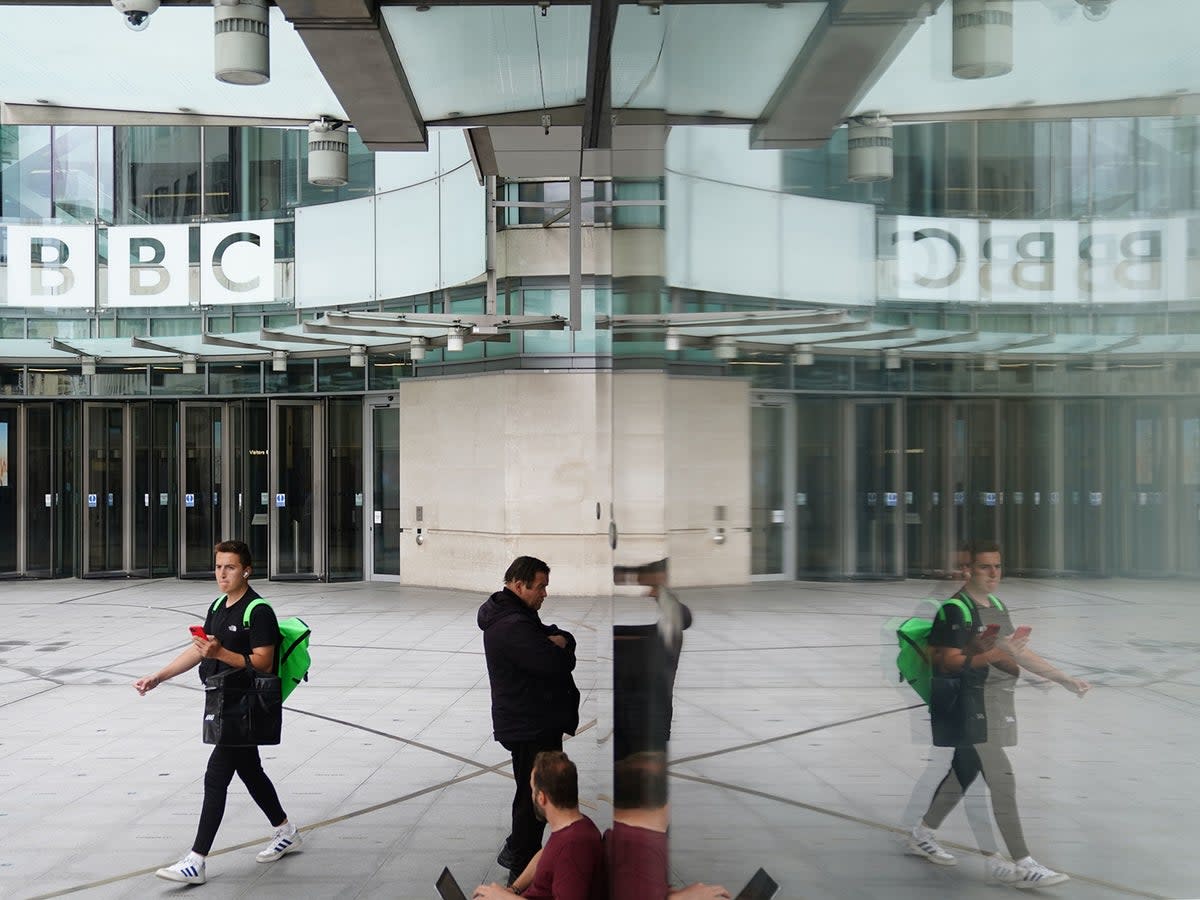 File: General view of BBC Broadcasting House in London, following allegations that a well-known presenter has been taken off air over clams he paid a teenager for explicit pictures (PA)