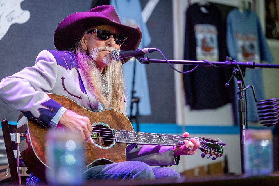 Dean Dillon performs at the 2019 Frank Brown Songwriter's Festival. The 38th annual Frank Brown Songwriter’s Festival takes place Nov. 3-13 at various locations around the Pensacola area.