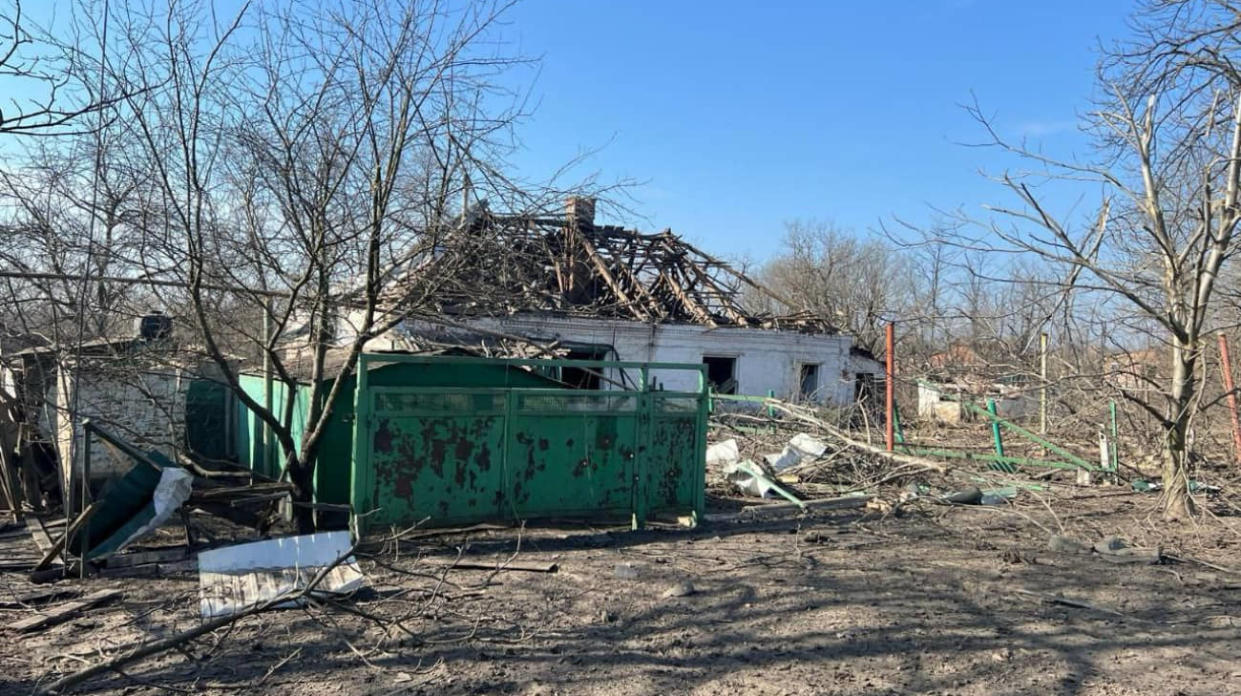 Aftermath of the attack on Chasiv Yar. Photo: Donetsk Oblast State Administration