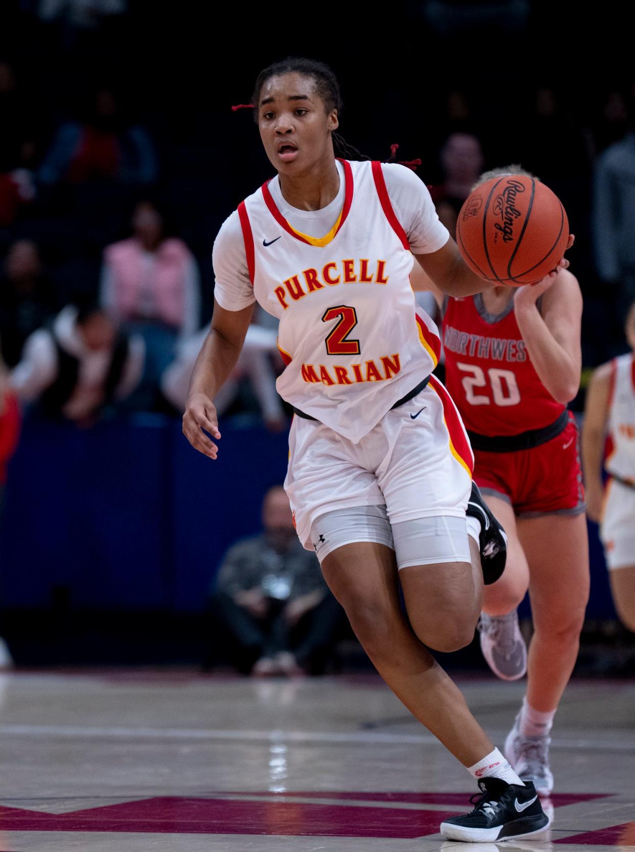 Purcell Marian junior Dee Alexander (2) will lead the Cavaliers into a clash at Cooper on Dec. 12.