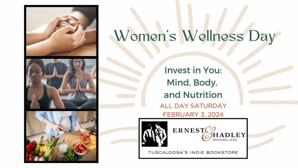 Ernest and Hadley Booksellers will host a Women's Wellness Day Saturday, with a variety of events that can be purchased individually, or together as a day pass.