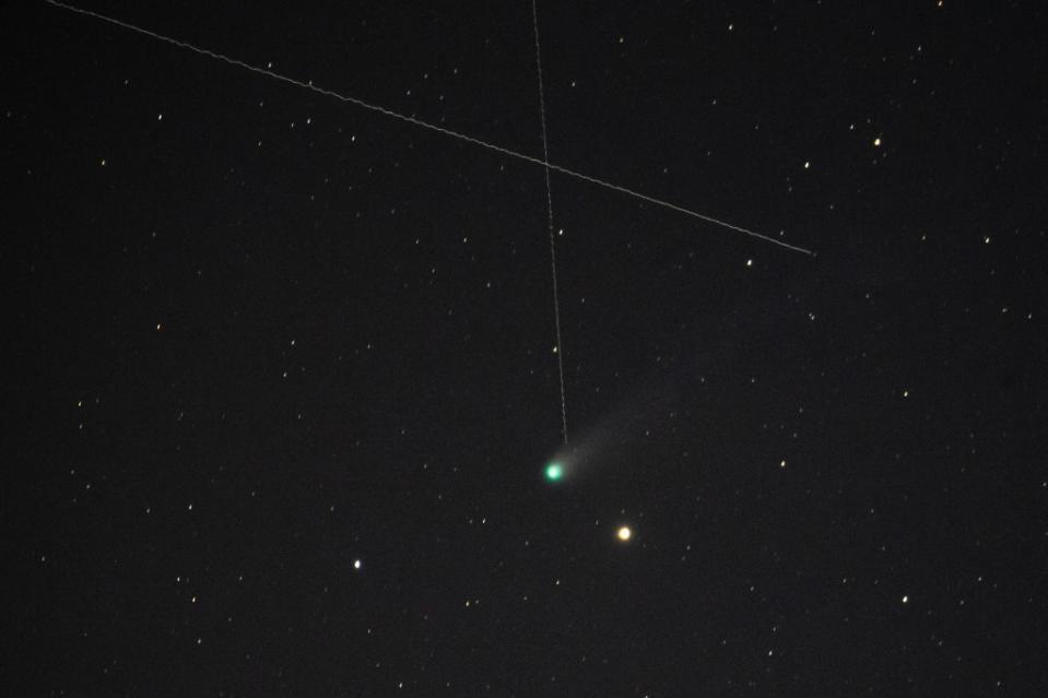 “The comet will brighten a bit as it gets closer to the sun, and it should be visible to the naked eye low in the west about an hour after sunset,” according to Paul Chodas, manager of the Center for Near-Earth Object Studies, and Davide Farnocchia, a NASA navigation engineer. REUTERS