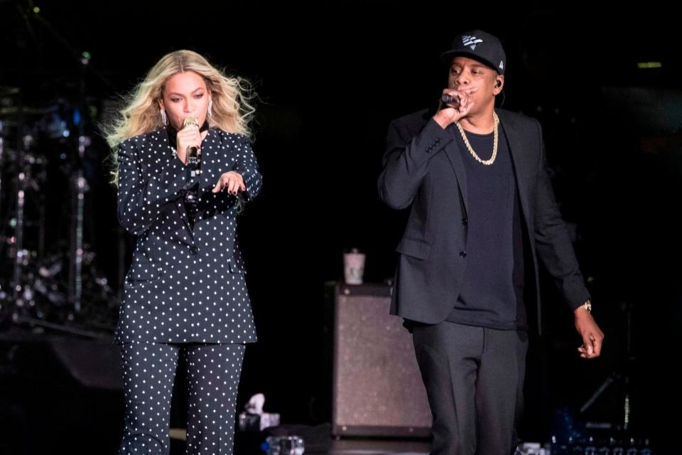 Beyonce and Jay-Z, who released an album together as The Carters, received eight nominations (AP)