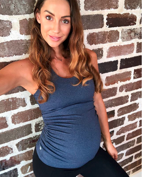 Krystal Forscutt shares new snap of her baby bump