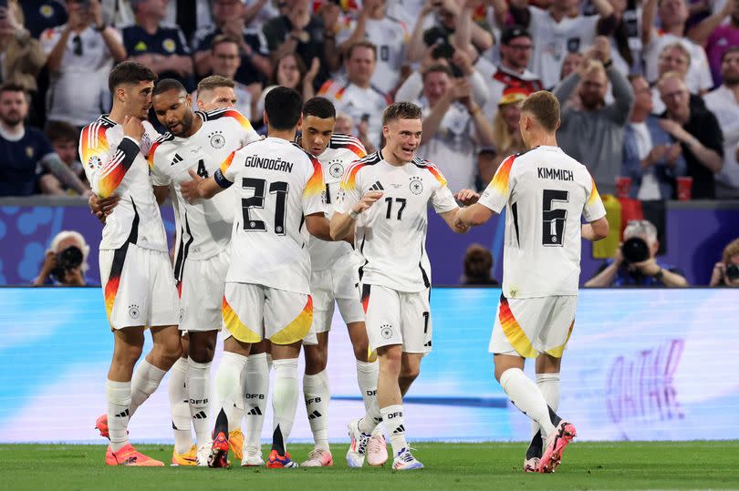 Wirtz celebrates his opener -Credit:Getty Images