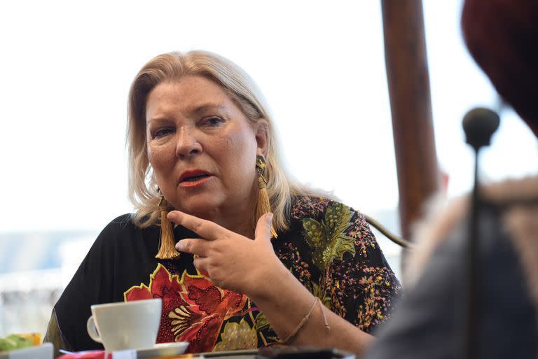 Elisa Carrió, referente de la Coalición Cívica