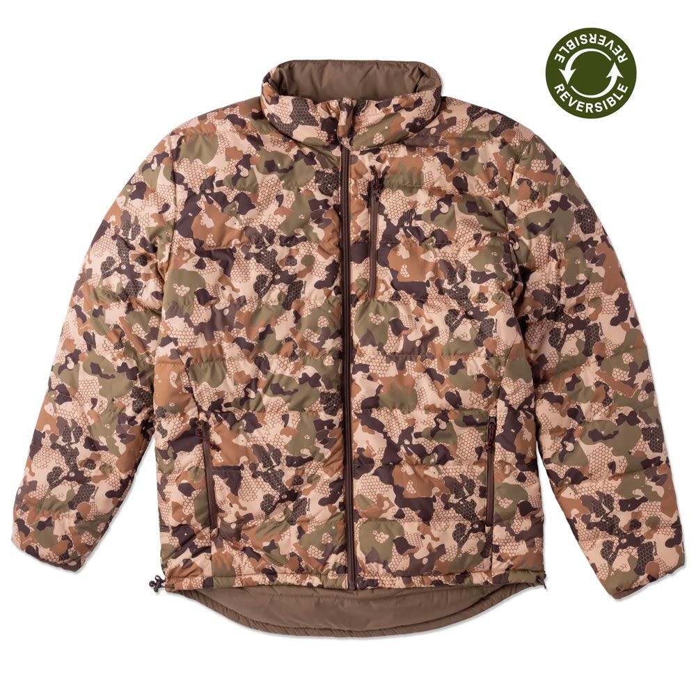 <p><a href="https://duckcamp.com/products/drydown-jacket-reversible-pin-oak-wetland-duck-down?variant=42770232180867" rel="nofollow noopener" target="_blank" data-ylk="slk:Shop Now;elm:context_link;itc:0;sec:content-canvas" class="link rapid-noclick-resp">Shop Now</a></p><p>DryDown Reversible Jacket</p><p>duckcamp.com</p><p>$249.00</p>