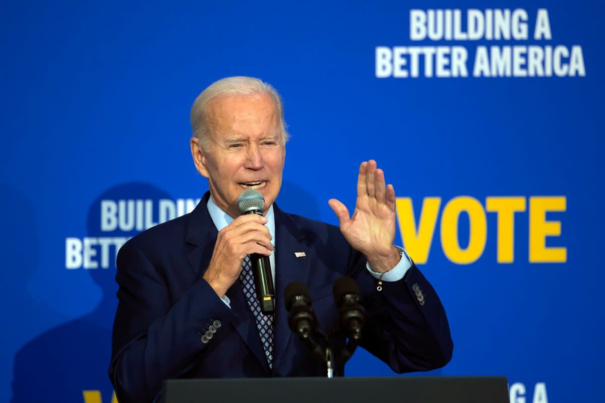 Election 2022 Biden (Copyright 2022 The Associated Press. All rights reserved.)