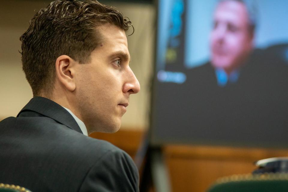 PHOTO: Bryan Koberger listens during a hearing to overturn his grand jury indictment, Oct. 26, 2023 in Moscow, Idaho.  (Kai Eiselein-Pool/Getty Images)