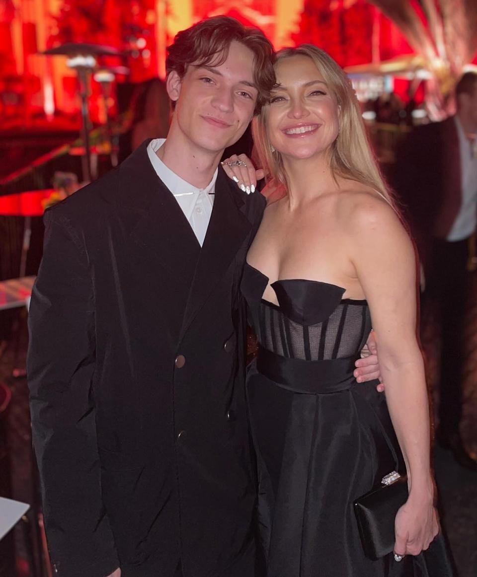 Kate Hudson and her son Ryder