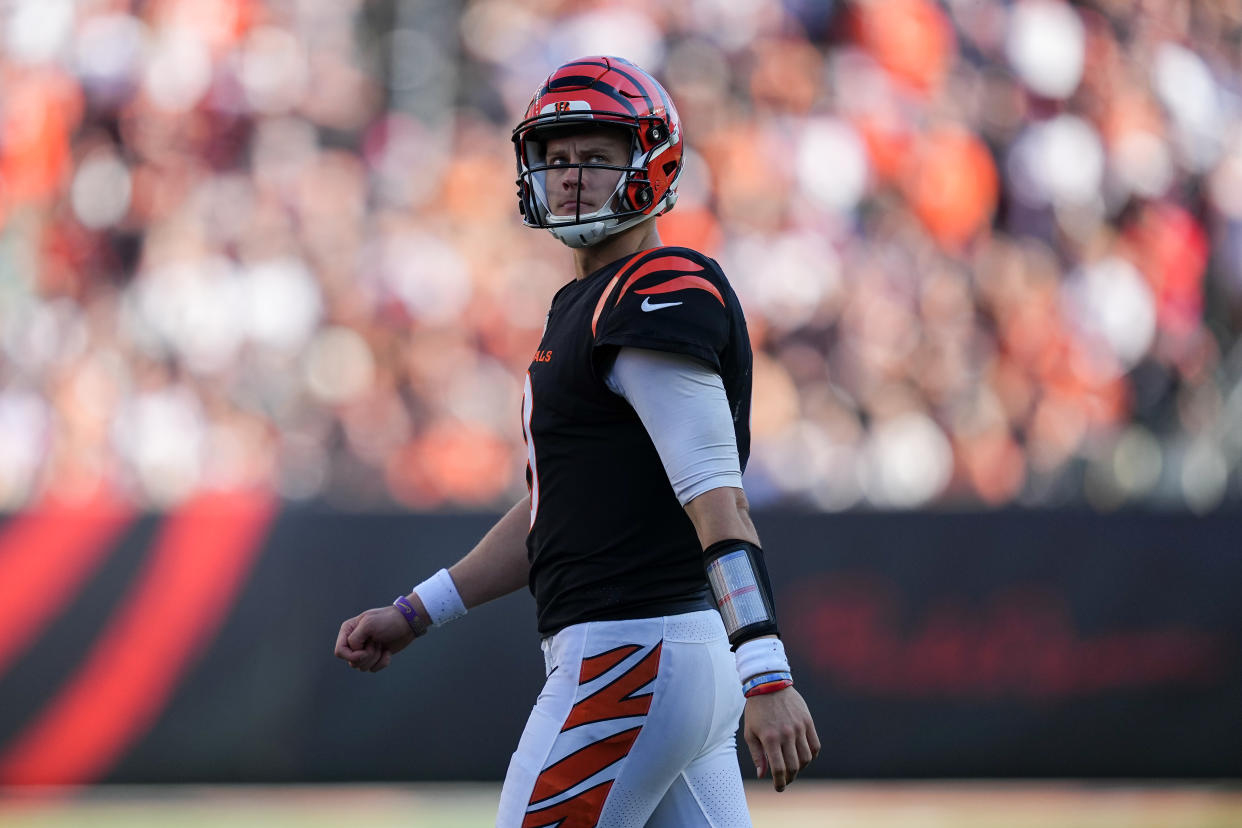 Joe Burrow #9 of the Cincinnati Bengals is a fantasy star