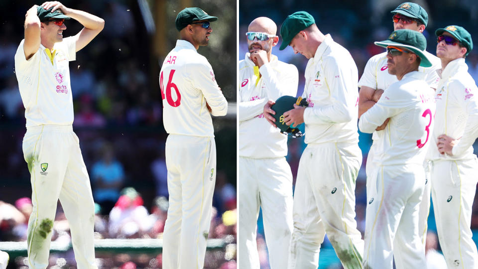 Pat Cummins and Steve Smith, pictured here in action at the SCG.