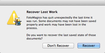 FotoMagico Recover Screen Shot