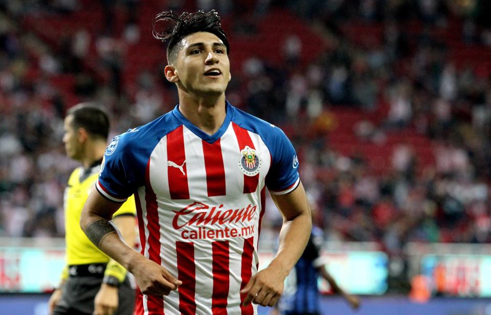 Mexican striker Alan Pulido has swapped Guadalajara for Sporting KC. (Photo by ULISES RUIZ/AFP via Getty Images)