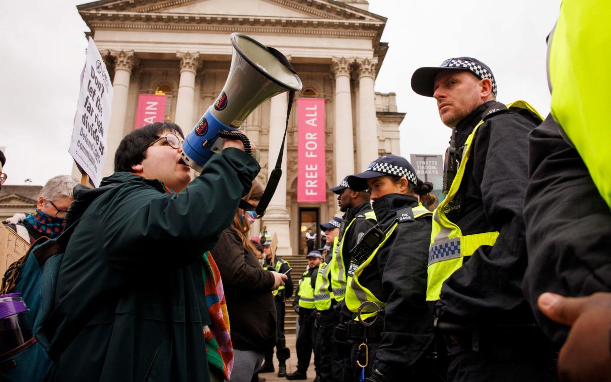 There were protests, and counter-protests, outside the Tate Modern after it held a drag queen story event for children