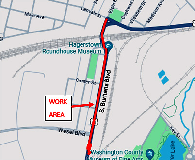 Weather permitting, on Monday, April 8, work crews from Craig Paving Inc. will begin milling and paving South Burhans Boulevard between Elgin Boulevard and Wesel Boulevard. This will be a multi-day operation. Motorists are advised to seek alternate routes that avoid the work area.