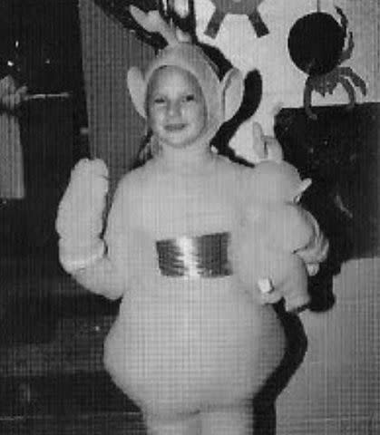 <p>Taylor Swift/Instagram</p> Taylor Swift as a child dressed as a Telletubby for Halloween