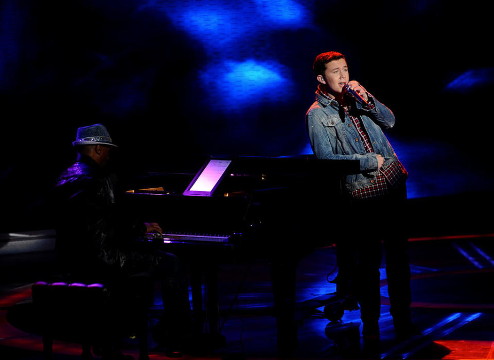 Scotty McCreery performs "Amazed" by Lonestar on "American Idol."