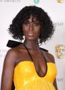 <p>Queen & Slim's Jodie Turner-Smith proves curly hair can work with a jaw-length bob and full fringe.</p>