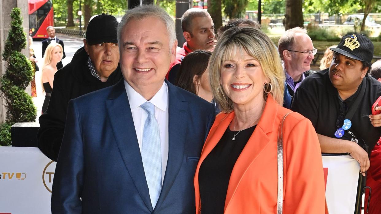 Eamonn Holmes standing with Ruth Langsford