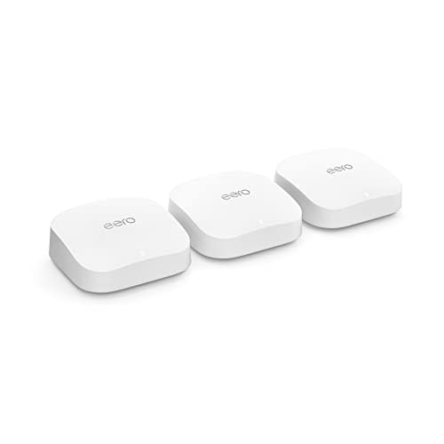 Amazon eero Pro 6E mesh Wi-Fi System | Fast and reliable gigabit + speeds | connect 100+ device…