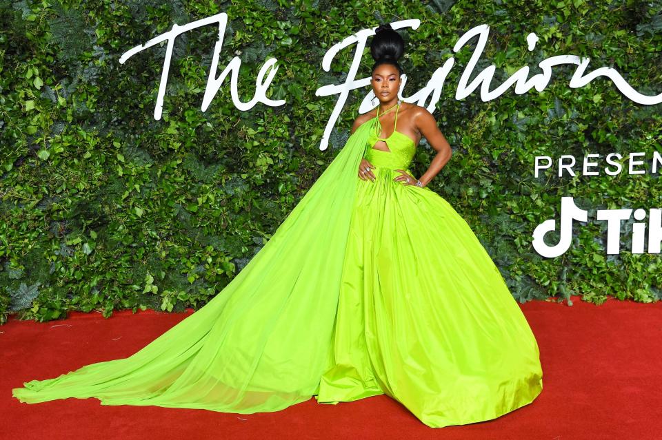 Gabrielle Union at The Fashion Awards 2021.