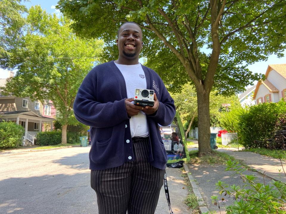 Revisiting the Rochester Narrative Fellow Terrell Brooks from the Democrat and Chronicle was taking Polaroids at this year's Clarissa Street Reunion.