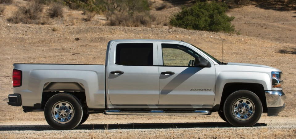 <p><a href="https://www.yahoo.com/autos/research/chevrolet/silverado/2015" data-ylk="slk:Silverado;elm:context_link;itc:0;sec:content-canvas" class="link ">Silverado</a> sales climbed 5.1 percent in November with 45,001 pickups sold. For the year, Silverado sales are up 13.9 percent, selling a total of 537,552 pickups.</p><p>If pickup sales were combined with the GMC Sierra, GM’s other fullsize pickup, sales would total 61,528 units for the month, which is just behind the perennial monthly winner.</p>