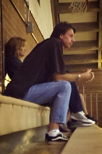 Randy Johnson is apparently a prep volleyball fan now