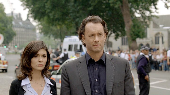 Audrey Tautou, Tom Hanks, The Da Vinci Code, 2006