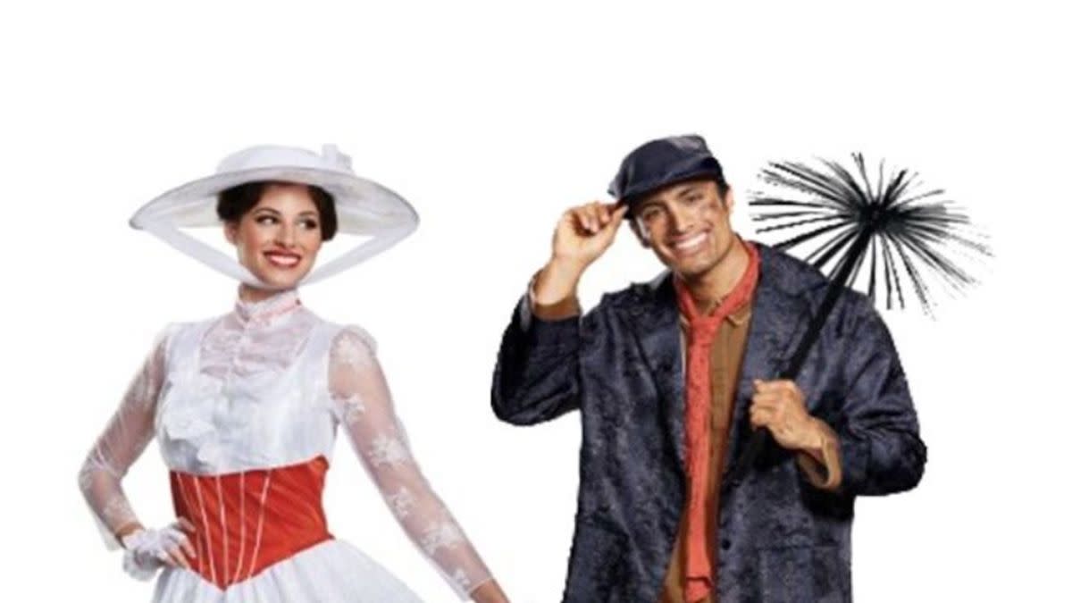 disney couples costumes mary poppins and bert