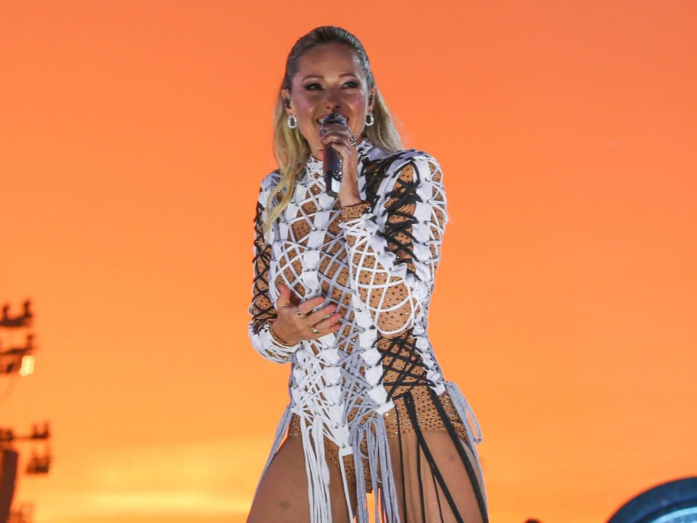 Helene Fischer bei ihrem Konzert in München 2022. (Bild: imago images/osnapix)