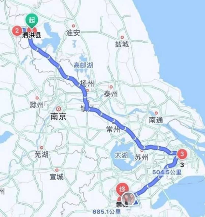 少年蹺家路途橫跨4省，距離685公里遠。（圖／翻攝自浙江法治報）